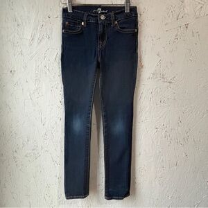 7 For All Mankind The Skinny Size 7 Girls Blue Jeans